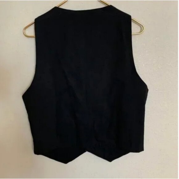 Rising Tide Made in Guatemala Patchwork Print Embroidered Vest Size Small to Med - Picture 2 of 7